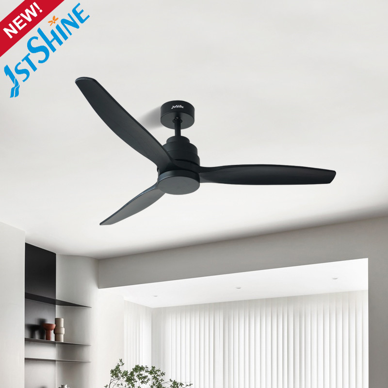 مروحة سقف ليد مع جهاز تحكم عن بعد 220 فولت 3 ريش خشبية 5 سرعات ديكور فاخر