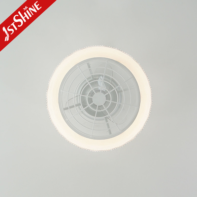 Smart Bedroom LED Ceiling Fan Light With DC Motor Acrylic Shell