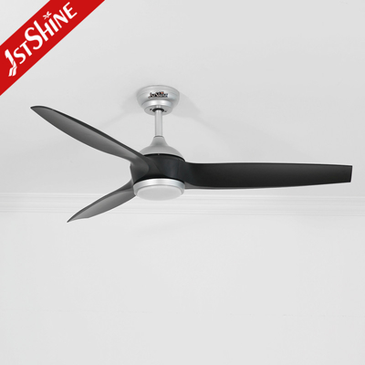 52" Ceiling Fan With Light And Remote Control Modern Indoor ABS Blade