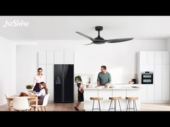 مروحة السقف البيضاء البعيدة 52 بوصة بدون ضوء ABS Blade Smart APP Control