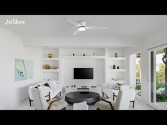 مروحة السقف الحديثة 2 في 1 مع ضوء LED اختياري محرك DC ABS