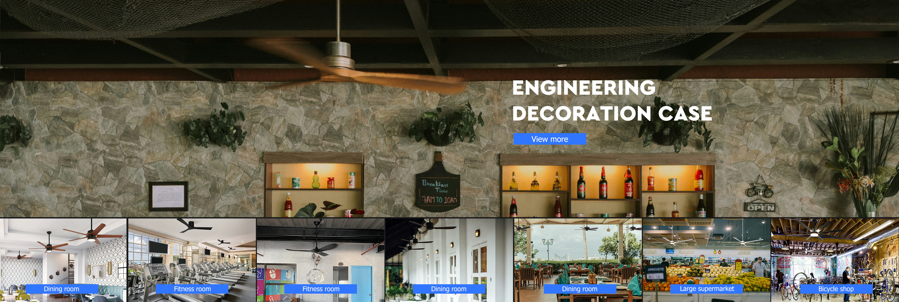 جودة مروحة سقف LED عن بعد مصنع