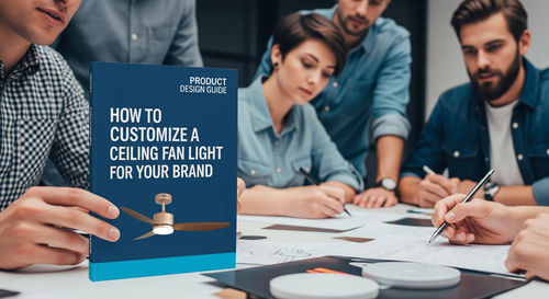 أخبار الشركة الأخيرة عن كيفية تخصيص مصباح مروحة السقف لعلامتك التجارية
