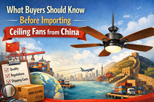 أخبار الشركة الأخيرة عن ما يجب أن يعرفه المشترون قبل استيراد مراوح السقف من الصين