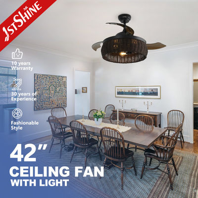 سعر جيد مروحة سقف مزودة بجهاز تحكم عن بعد ، مروحة سقف LED مزخرفة الانترنت