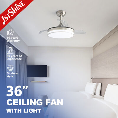 سعر جيد مروحة سقفية قابلة للانسحاب 36 بوصة مع ضوء قابل للتخفيف وشفرات قابلة للطي لغرفة النوم أو المكتب الانترنت