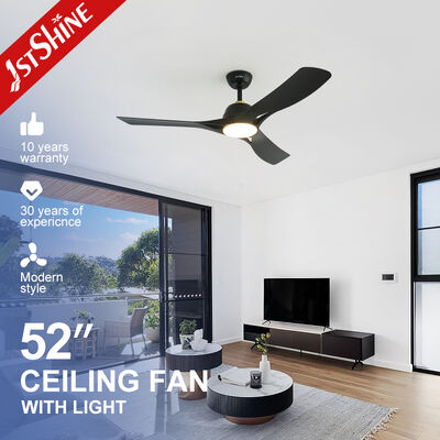 جودة مروحة السقف الذكية 52 بوصة مع محرك LED DC و 3 شفرات ABS للداخلية الحديثة مصنع